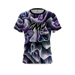 Motiv Black White Hallucinate CoolWick Bowling Jersey