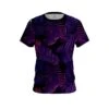 Plain Purple Jungle CoolWick Bowling Jersey -Bowler Smart Shop Jersey FRONT Jungle Purple Palms plain scaled 1 scaled 1