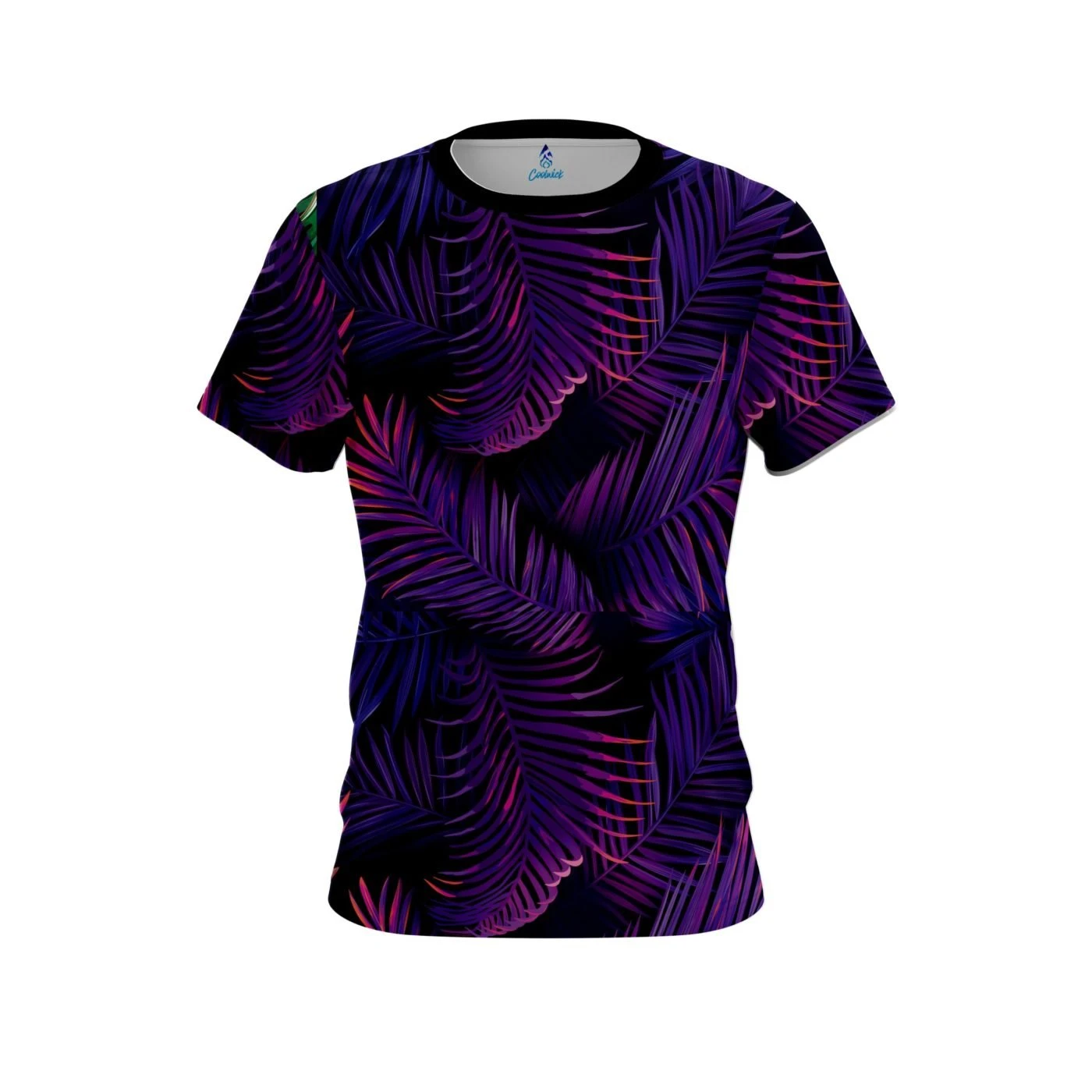 Plain Purple Jungle CoolWick Bowling Jersey 3 Plain Purple Jungle CoolWick Bowling Jersey