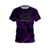 Storm Purple Jungle CoolWick Bowling Jersey -Bowler Smart Shop Jersey FRONT Jungle Purple Palms storm scaled 1 scaled 1