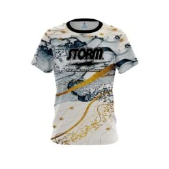 Storm Gold Granite CoolWick Bowling Jersey