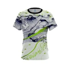 Plain Lime Green Granite CoolWick Bowling Jersey