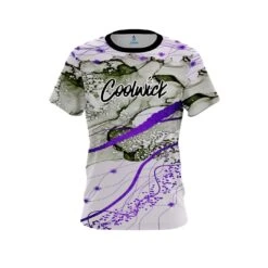 Signature Purple Granite CoolWick Bowling Jersey