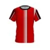 Plain Red Landslide CoolWick Bowling Jersey