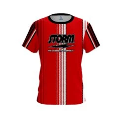 Storm Red Landslide CoolWick Bowling Jersey