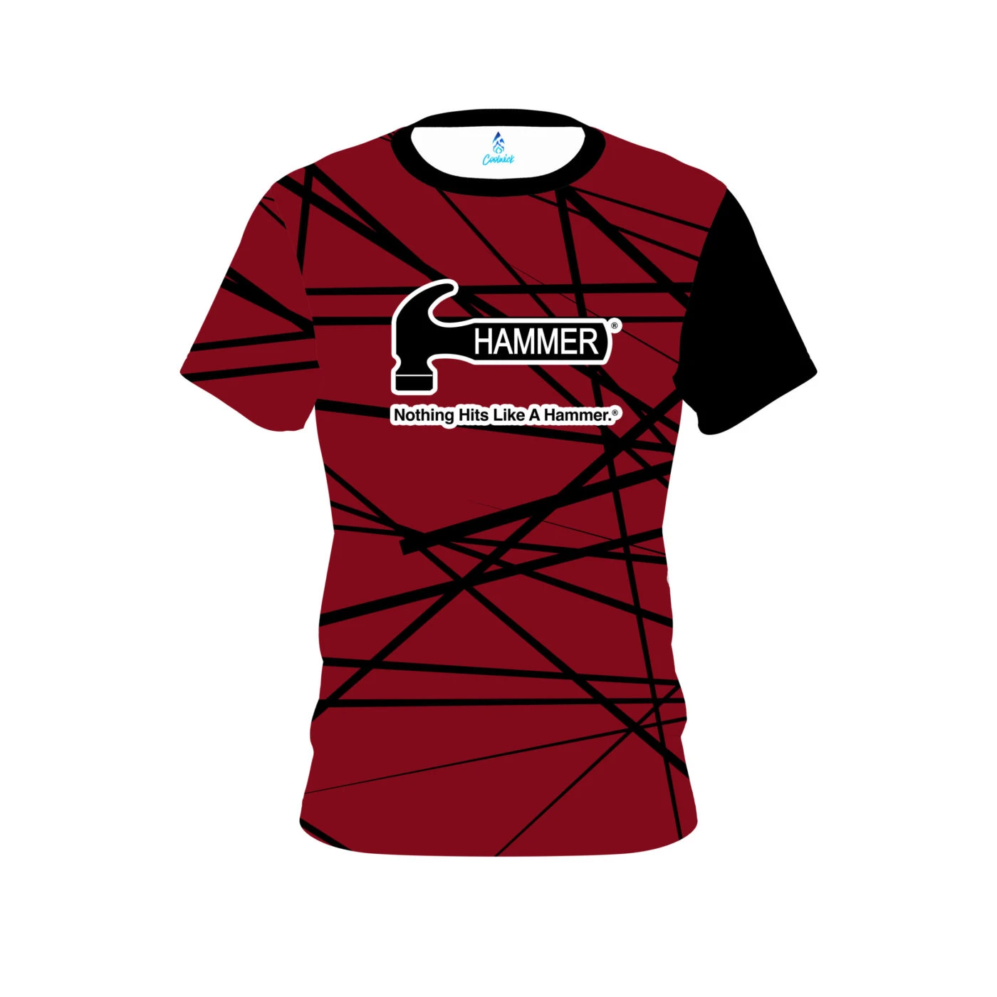 Hammer Distracted Scarlet CoolWick Bowling Jersey 3 Hammer Distracted Scarlet CoolWick Bowling Jersey