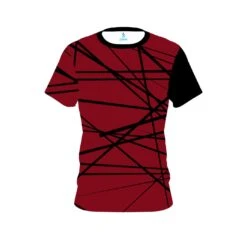 Plain Distracted Scarlet CoolWick Bowling Jersey