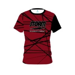 Storm Distracted Scarlet CoolWick Bowling Jersey