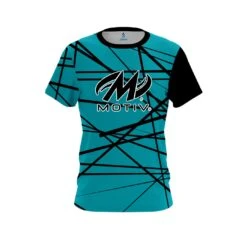 Motiv Distracted Teal CoolWick Bowling Jersey