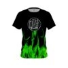 DV8 Green Flame CoolWick Bowling Jersey 2 DV8 Green Flame CoolWick Bowling Jersey -Bowler Smart Shop Jersey FRONT Green Flame dv8 scaled 1 scaled 1