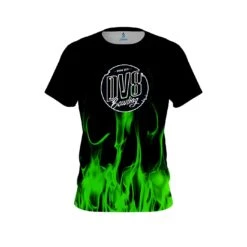 DV8 Green Flame CoolWick Bowling Jersey