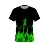 Plain Green Flame CoolWick Bowling Jersey