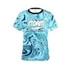 Storm Blue Hallucinate CoolWick Bowling Jersey -Bowler Smart Shop Jersey FRONT blue hallucinate storm scaled 1 scaled 1