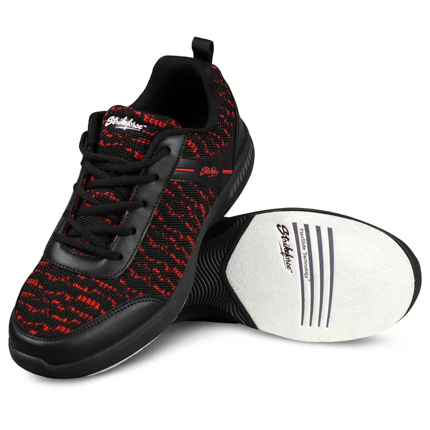 KR Strikeforce Flyer Mesh Lite Black Cardinal Men’s Bowling Shoes 6 KR Strikeforce Flyer Mesh Lite Black Cardinal Men’s Bowling Shoes - Image 4