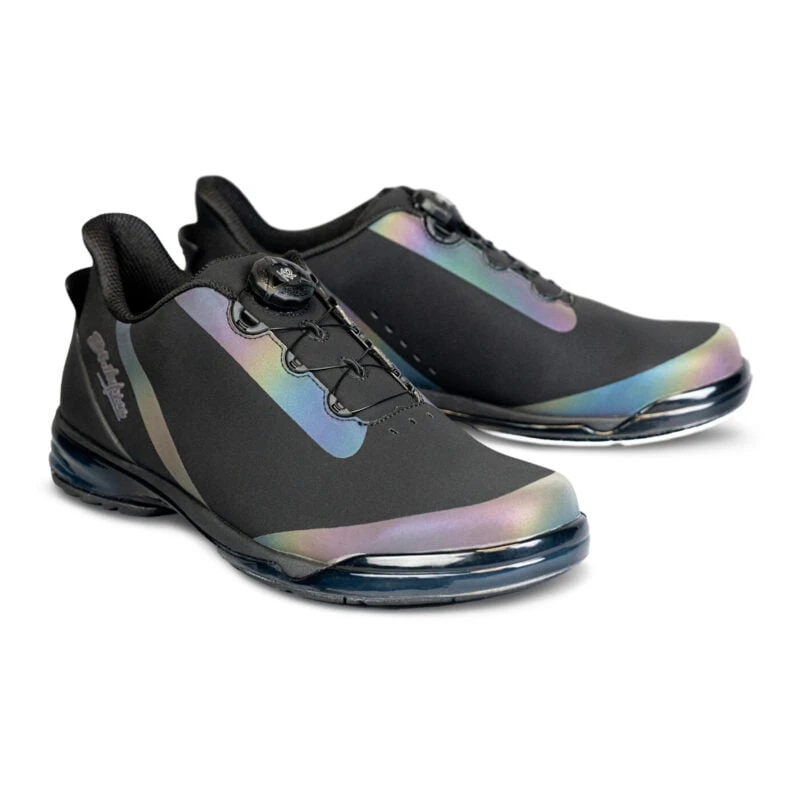 KR TPC Hype Black Iridescent Right Hand Unisex Bowling Shoes 6 KR TPC Hype Black Iridescent Right Hand Unisex Bowling Shoes - Image 4