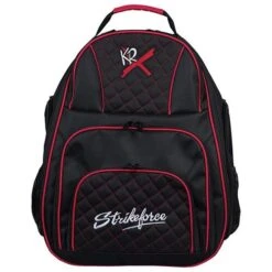 KR Deuce Backpack Black Red 2 Ball Bowling Bag