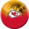 OTB NFL Kansas City Chiefs On Fire Bowling Ball