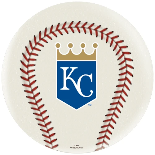 OTB MLB Kansas City Royals Baseball Bowling Ball 3 OTB MLB Kansas City Royals Baseball Bowling Ball