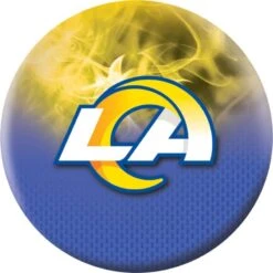 OTB NFL Los Angeles Rams On Fire Bowling Ball
