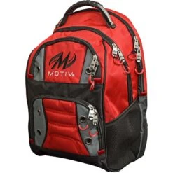 Motiv Intrepid Backpack Fire Red -Bowler Smart Shop MTVG005FR Intrepid Backpack Fire Red Side070223