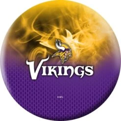 OTB NFL Minnesota Vikings On Fire Bowling Ball