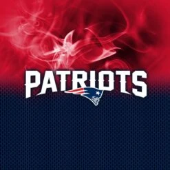 KR NFL New England Patriots On Fire Bowling Towel
