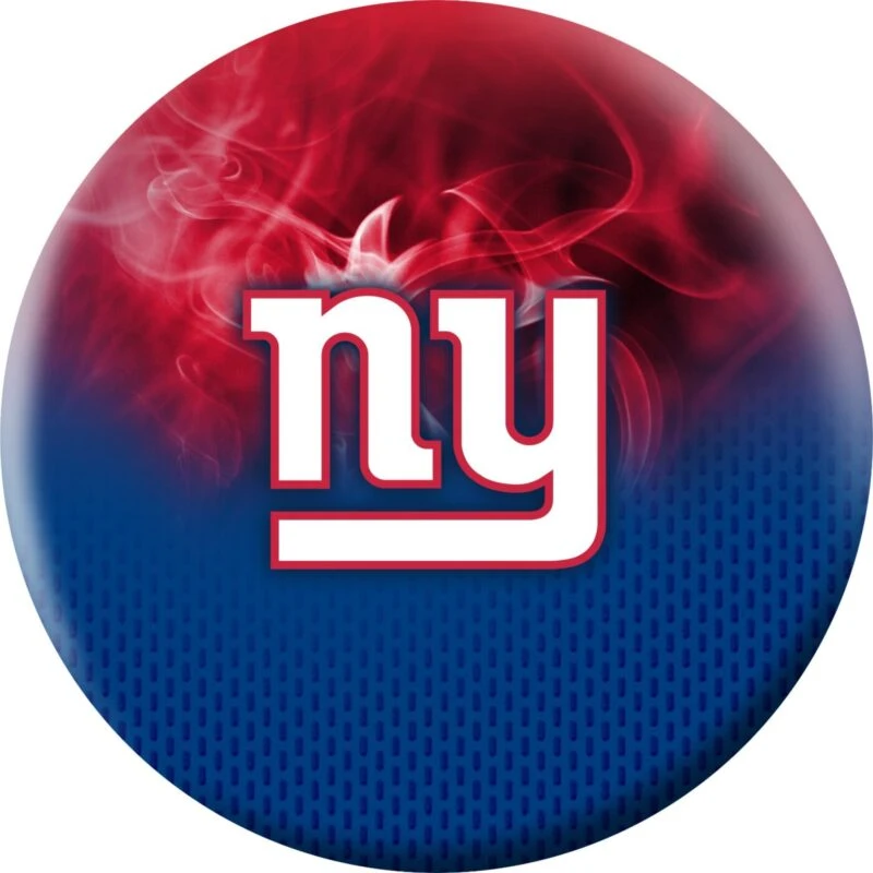 OTB NFL New York Giants On Fire Bowling Ball 3 OTB NFL New York Giants On Fire Bowling Ball