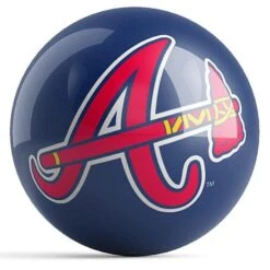 OTB MLB Atlanta Braves Logo Bowling Ball