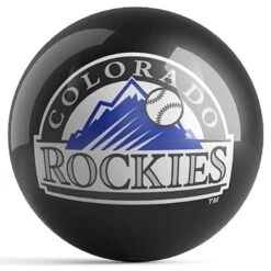 OTB MLB Colorado Rockies Logo Bowling Ball