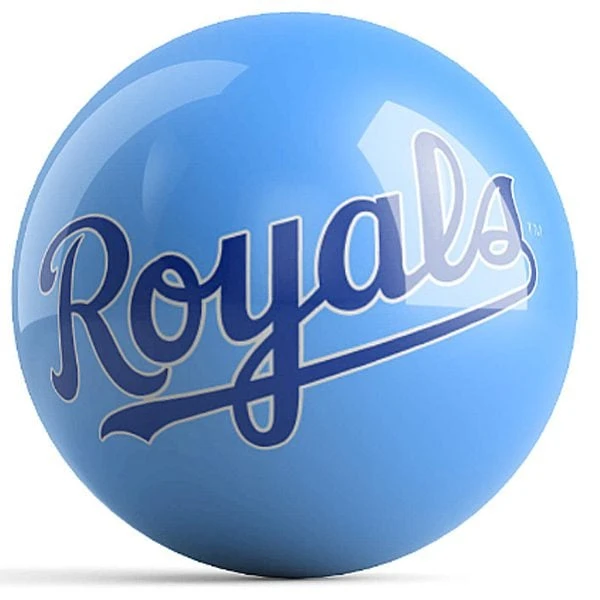 OTB MLB Kansas City Royals Logo Bowling Ball 4 OTB MLB Kansas City Royals Logo Bowling Ball - Image 2