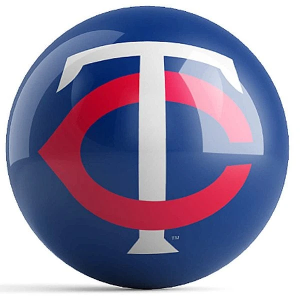OTB MLB Minnesota Twins Logo Bowling Ball 4 OTB MLB Minnesota Twins Logo Bowling Ball - Image 2