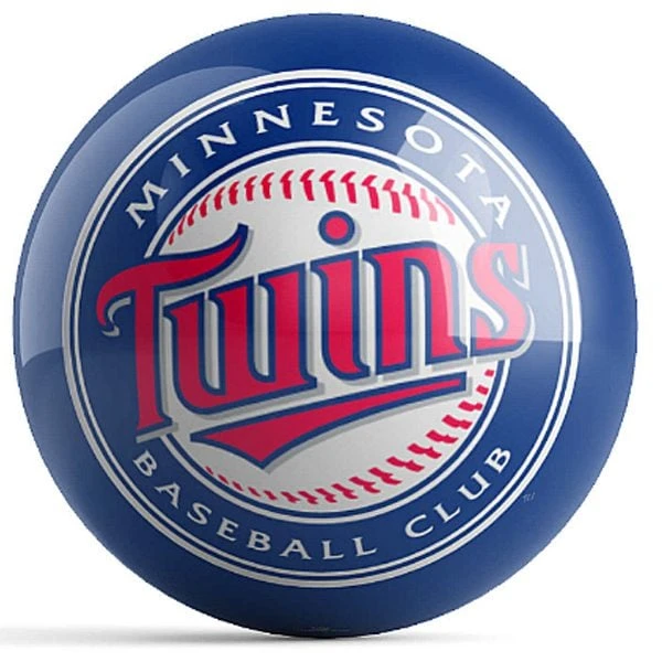 OTB MLB Minnesota Twins Logo Bowling Ball 3 OTB MLB Minnesota Twins Logo Bowling Ball