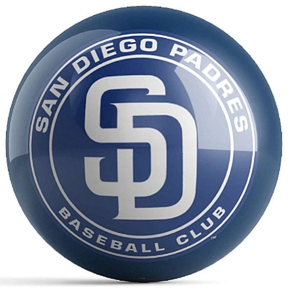 OTB MLB San Diego Padres Logo Bowling Ball 3 OTB MLB San Diego Padres Logo Bowling Ball