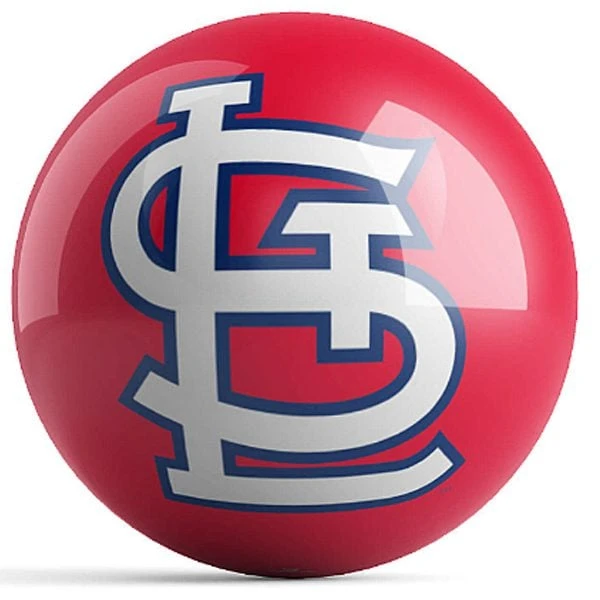 OTB MLB St Louis Cardinals Logo Bowling Ball 4 OTB MLB St Louis Cardinals Logo Bowling Ball - Image 2