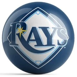 OTB MLB Tampa Bay Rays Logo Bowling Ball