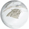 OTB NFL Carolina Panthers White Marble Bowling Ball -Bowler Smart Shop OTB NFL Carolina Panthers White Marble Bowling Ball 1