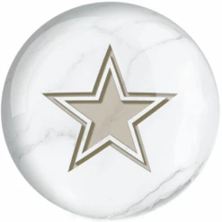 OTB NFL Dallas Cowboys White Marble Bowling Ball
