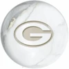 OTB NFL Green Bay Packers White Marble Bowling Ball