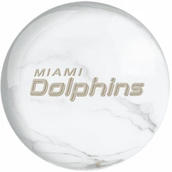 OTB NFL Miami Dolphins White Marble Bowling Ball 5 OTB NFL Miami Dolphins White Marble Bowling Ball -Bowler Smart Shop OTB NFL Miami Dolphins White Marble Bowling Ball