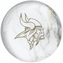 OTB NFL Minnesota Vikings White Marble Bowling Ball