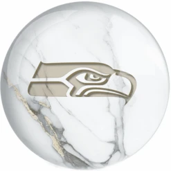 OTB NFL Seattle Seahawks White Marble Bowling Ball