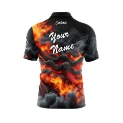 On The Burn Fast Track CoolWick Bowling Jersey -Bowler Smart Shop On The Burn Fast Track Name Back