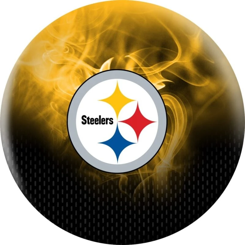OTB NFL Pittsburgh Steelers On Fire Bowling Ball 3 OTB NFL Pittsburgh Steelers On Fire Bowling Ball