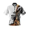 Roto Grip Black And Gold Liquid Marble Quick Ship CoolWick Sash Zip Bowling Jersey