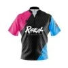 Radical House Shot Quick Ship CoolWick Sash Zip Bowling Jersey 1 Radical House Shot Quick Ship CoolWick Sash Zip Bowling Jersey -Bowler Smart Shop Radical House Shot Quick Ship Front