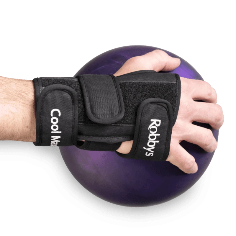 Robby’s Cool Max Black Bowling Glove Wrist Support 4 Robby’s Cool Max Black Bowling Glove Wrist Support - Image 2