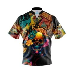 Roto Grip Floral Skullscape Fast Track CoolWick Bowling Jersey