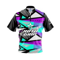 Roto Grip Winning Motion Quick Ship CoolWick Sash Zip Bowling Jersey