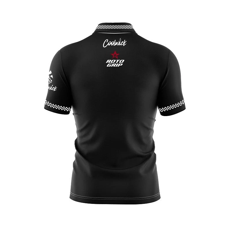 Roto Grip Vintage Black Z90B Coolwick Bowling Jersey 4 Roto Grip Vintage Black Z90B Coolwick Bowling Jersey - Image 2