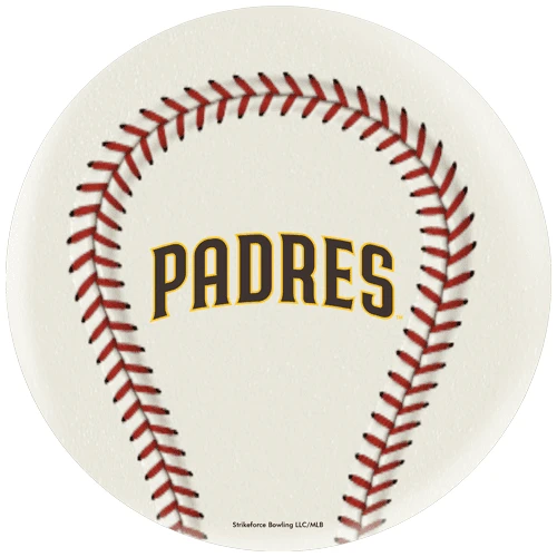 OTB MLB San Diego Padres Baseball Bowling Ball 4 OTB MLB San Diego Padres Baseball Bowling Ball - Image 2